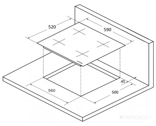 Поверхность индукционная Kuppersberg ICS 604